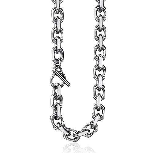 Trendsmax Mens Womens Stainless Steel Necklace Cable Rolo Link Chain 18-26 inch - size: 22inch