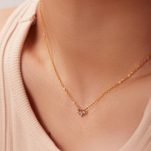 Unisex Celestial Gold Pendant Necklaces, Sun/Moon/Star/Angle Celestial Elements Unisex Choker Gold Lover Chains for Men and Women Jewelry - color: Gold Chain - Leaf Drop
