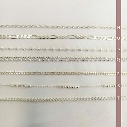 Sterling Silver Chain Bracelets for Women - Dainty 925 Silver Adjustable Bracelets, Minimalist Layering Jewelry, Stackable Chain Styles - style: A1