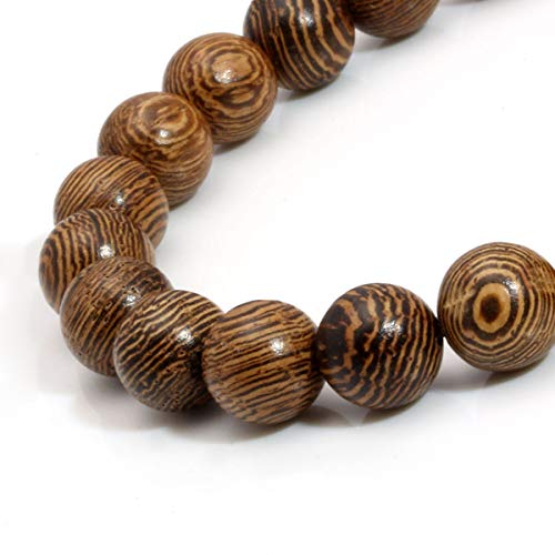 8mm Cross Beads Wooden Bracelet for Men Women Healing Lava Rock Stretch Bracelets Set - color: C2-Gold Cross Beads