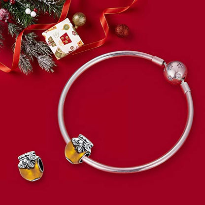 925 Sterling Silver Charms for Bracelet Jewelry Gifts for Women - color: Honey jar