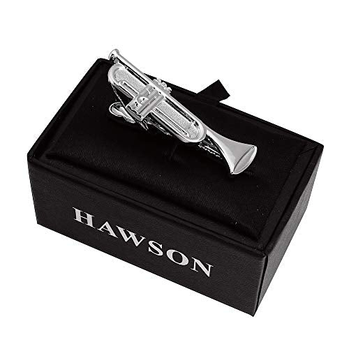 HAWSON 2 inch Tie Clip for Men-Novelty Sport Necktie Bar Clip,Tie Pin,Special Interesting Gift for Men - style: Tuba
