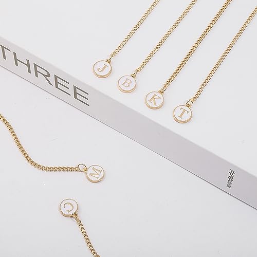 Letter Charm Accessories For Stanley Cup,Gold Initial Chain Water Bottle Name Id Charms for Tumbler,Yeti, Simple Modern Cups Handle - color: A-2