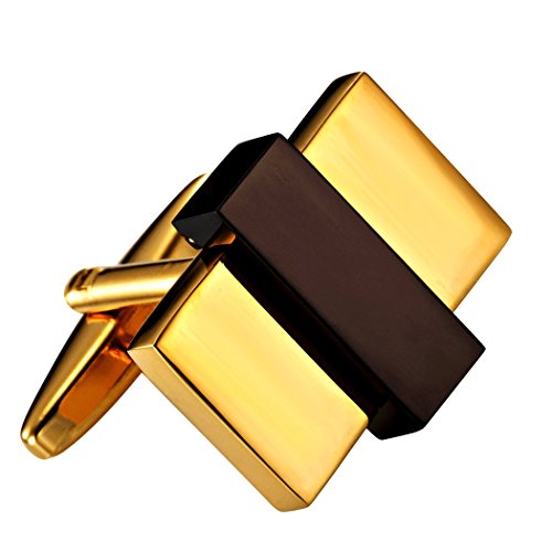 Urban Jewelry Mens Stainless Steel Nautical Knot Cufflinks Formal Wear | Nautical Cufflinks Stainless Steel Rust Resistant Finish Formal Wear Essential Business Style Essential Design - color: Gold Fashion CuffLinks