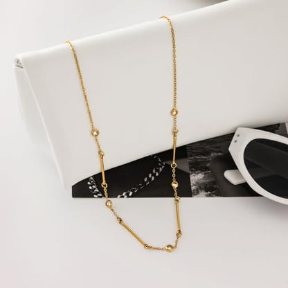 Unisex Celestial Gold Pendant Necklaces, Sun/Moon/Star/Angle Celestial Elements Unisex Choker Gold Lover Chains for Men and Women Jewelry - color: Layer - Gold Chain #3