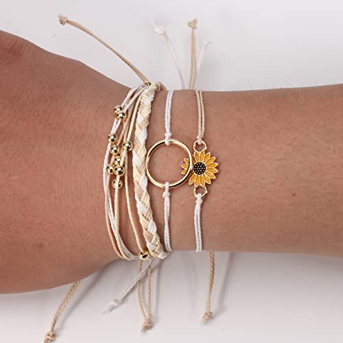 Ardorchid Halloween Bracelets for Women Pumpkin Ghost Steleton Bat Skull Beaded Stackable Stretchy Bracelet Rugby Thanksgiving Christmas Heishi Bracelets - color: Z-1