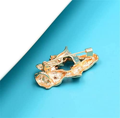 Gold Fashion Portrait Brooch Pin 3D Lovers face Brooch Pin Gold Plated Pin Badge for Jewelry Clothes Dress Scarf Decoration
