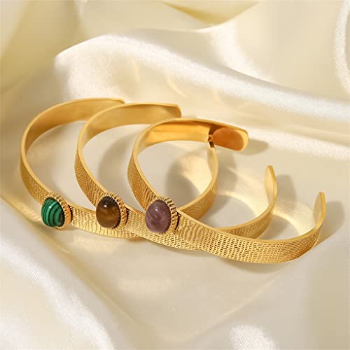 Women's Stainless Steel Bracelet Jewelry Crystal Bracelet with Cube Zircon Hinge Jewelry Oval Bangle Witness The Gift of Love
