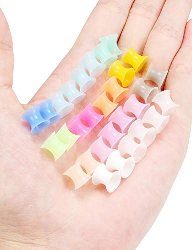 Jenxnjsjo 14g to 7/8in Ear Gauges Plugs Tunnels Taper Earrings Stretching Expander Kit Set for Women Men - color: 041: Glow in The Dark, size: 2g (6mm)