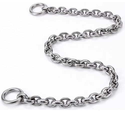 Dog Choker Collar Slip Chain,Stainless Steel Collar for Medium and Large Dogs Heavy Duty,Dog Training Metal Necklace,Silver Hardware (4.0mm,26inch) - size: (4.0mm,26inch)