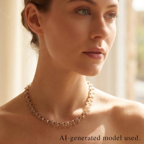 Multi Color Irregular Crystal Bead Necklace for Women, Handmade Knot Teardrop Beads, Layering Beach Party Jewelry Gift, 16IN+3IN Extender 18K Gold Plated Lobster Clasp - color: Neutral