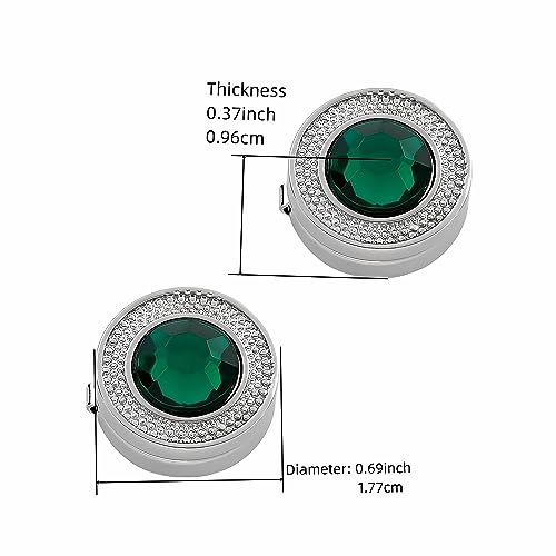 Mens Button Covers Tuxedo Shirt Cufflinks Alternative | Fake cufflinks and alternative fashion jewelry accessories for mens formal business dress shirts suits and groomsmen - color: H Silvery Benzar Green