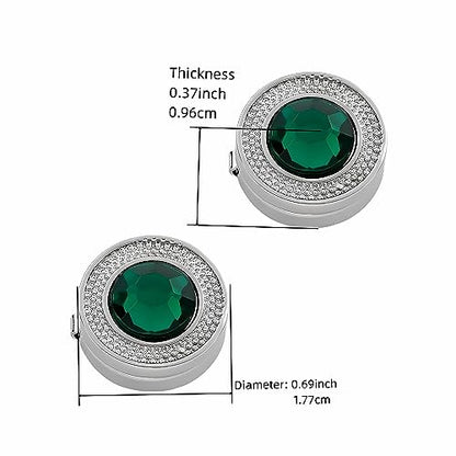 Mens Button Covers Tuxedo Shirt Cufflinks Alternative | Fake cufflinks and alternative fashion jewelry accessories for mens formal business dress shirts suits and groomsmen - color: H Silvery Benzar Green