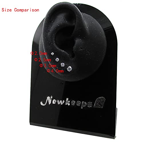 20g/18g/16g Titanium Press Fit Threadless Push in Labret Stud