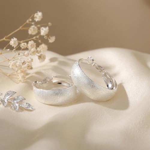 Sonateomber Gold Chunky Crystal Hoop Earrings for Women, Trendy Statement Sparkly CZ Rhinestone Thick Open Hoops Earings Hypoallergenic Wedding Prom Everyday Accessories Fashion Jewelry Gift - color: Sparkly White