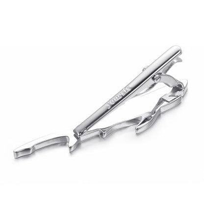 Yoursfs Shark Ties for Men Novelty Shark Tie Clips Funny Marine Animals Tie Clips - style: Silver Shark Tie Clips