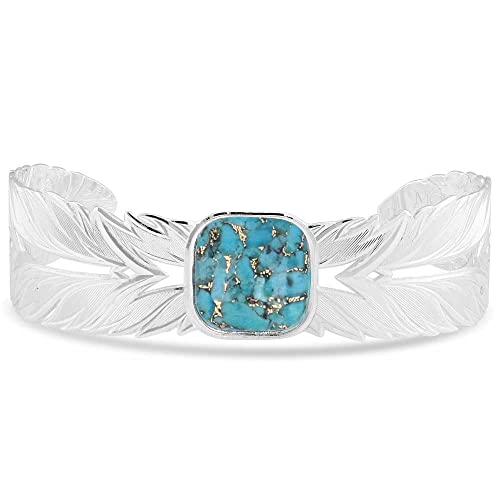 Montana Silversmiths Made in the USA Western Lifestyle Women's Cuff Bracelet - style: Freedom Feather