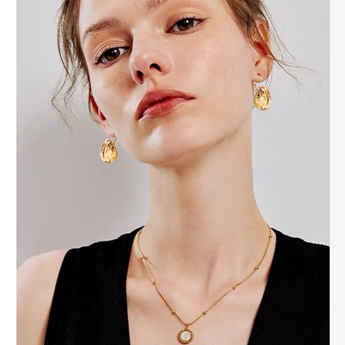 14K Gold Teardrop Crystal Leverback Earrings Sparkly Rhinestone Water Droplet Dangle Drop Earrings For Women - color: Champagne
