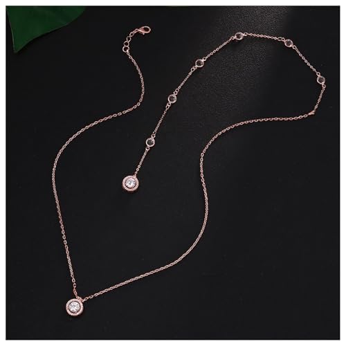 Rhinestone Backdrop Body Chain Jewelry Sexy Simple Long Body Chain Necklace Bridal Wedding Backdrop Backless Dress Accessories Jewelry for Women - color: Rose Gold