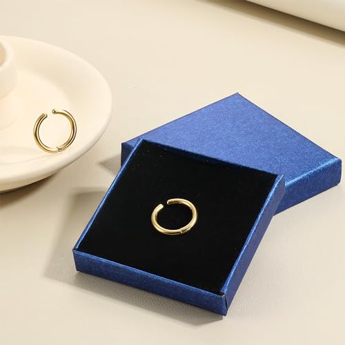 YADOCA 8 Pieces Clip On Earrings For Men Women Non-Piercing Fake Earrings Stainless Steel Clip On Hoop Earring Cool Earrings Ear Clips Set for Gifts - style: Gold: 10/12/14/16mm