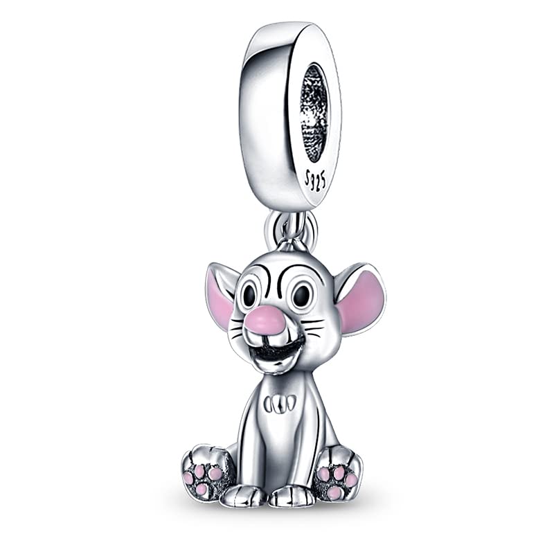 LIGHTDOG 925 Sterling Silver Charms for Bracelets Necklaces Dangle Pendants Beads Charms Fits Pandora Charms Bracelets Jewelry Holidays Gift for Women - style: The Lion King Charm