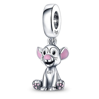 LIGHTDOG 925 Sterling Silver Charms for Bracelets Necklaces Dangle Pendants Beads Charms Fits Pandora Charms Bracelets Jewelry Holidays Gift for Women - style: The Lion King Charm