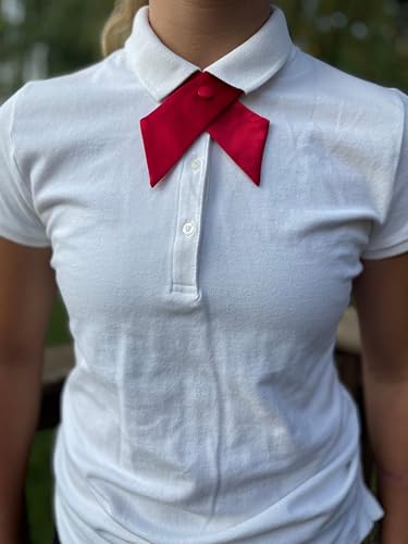 tiemart Crossover Tie - color: Red
