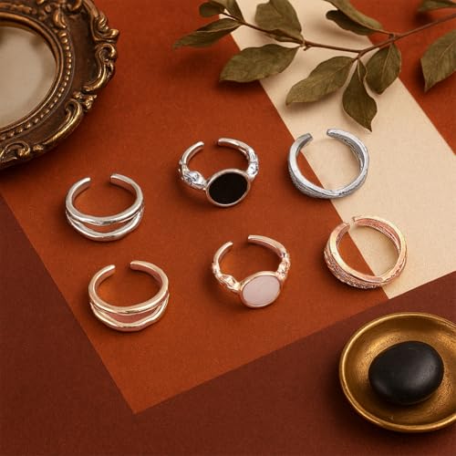 Heart Rhinestone Pearl Finger Rings Promise Eternity Heart Finger Rings Trendy Crystal Love Ring Minimalist Love Ring Supplies for Women Birthday Party DIY Decoration Craft - style: Mixed Style
