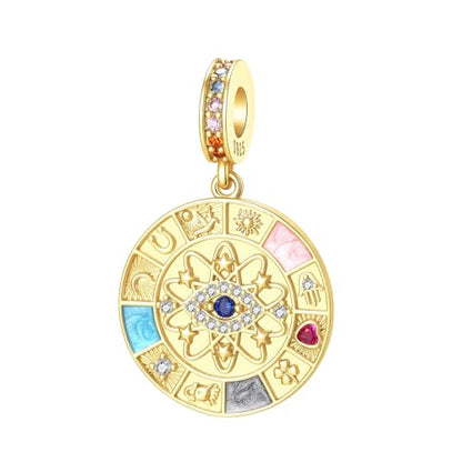 925 Sterling Silver Charms fits Bracelets and Necklace Pendant Bead Charms Jewelry Gift for Women Family Friends - style: Evil Eye Charm