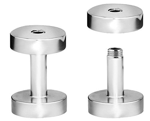Forbidden Body Jewelry 1.2mm - 16mm Surgical Steel Ear Gauges Screw Fit Tunnels, Tunnel Plug Earrings Sold as a Pair - style: 2mm (12 Gauge)