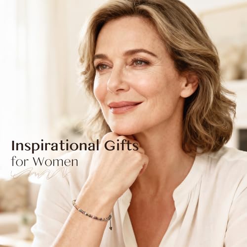 Inspirational Bracelet Gifts for Women, Natural Stone Beaded Bracelets | Thinking of You Get Well Soon Encouragement Healing Bracelets Christmas Day Birthday Gifts for Women Friends Sister - color: A-JASPER STONE-TEACHER