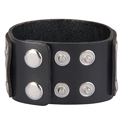 GelConnie Leather Cuff Bracelet Punk Braided Bracelets Rock Leather Wristbands Faux Mens Leather Bracelet Gothic Viking Bangle Adjustable Wrap Bracelet for Women,Men - color: Style LPB2221-1