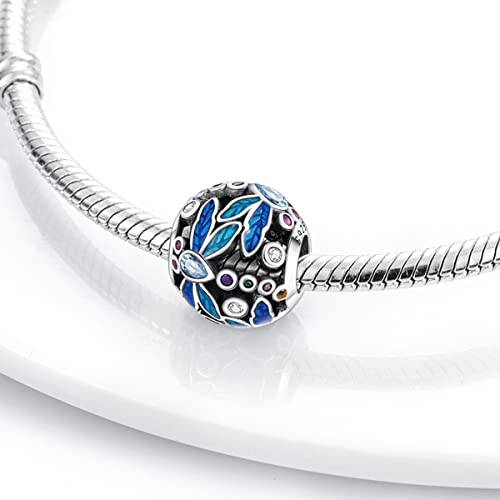 MULA 925 Sterling Silver Charms for Bracelets and Necklace Family Pendants | Airplane Travel Dangle Beads Family Tree Jewelry Charms for Women - color: Dragonfly Charm