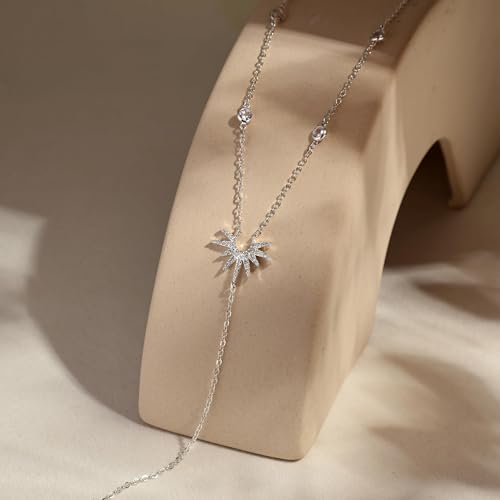 CHESKY Long Necklace for Women, 14k Gold Plated/Streling Silver Lariat Y Necklaces - style: y necklace 05
