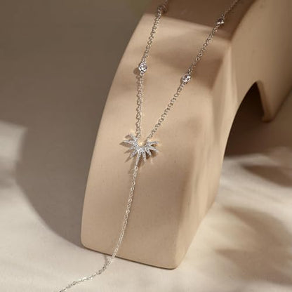 CHESKY Long Necklace for Women, 14k Gold Plated/Streling Silver Lariat Y Necklaces - style: y necklace 05