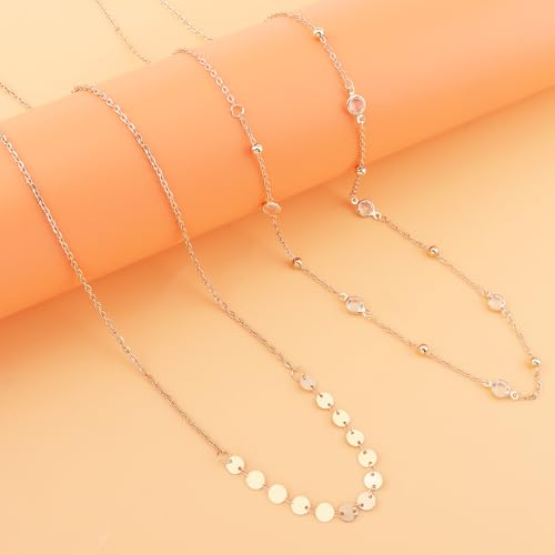 Waist Chains for Women Layered Belly Chains Adjustable Waterproof Bikini Belly Belt Body Jewelry Accessories for Women - style: Style 5