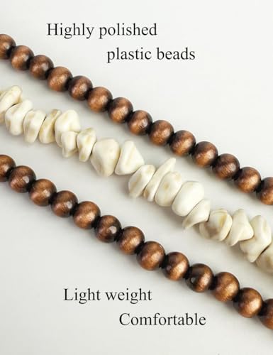 TOPACC Western Jewelry Set for Women Navajo Pearl Necklace Turquoise Cowgirl Accessories for Country Concert Outfit - color: Bronze