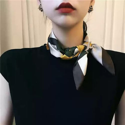 Rhinestone Infinity Silk Scarf Ring Brooch for Women Fashion Crystal X Chain Shawl Scarves Buckle Clip Brooches Dainty Dress Accessories Wedding Birthday Jewelry Gift - color: Gold-Tone