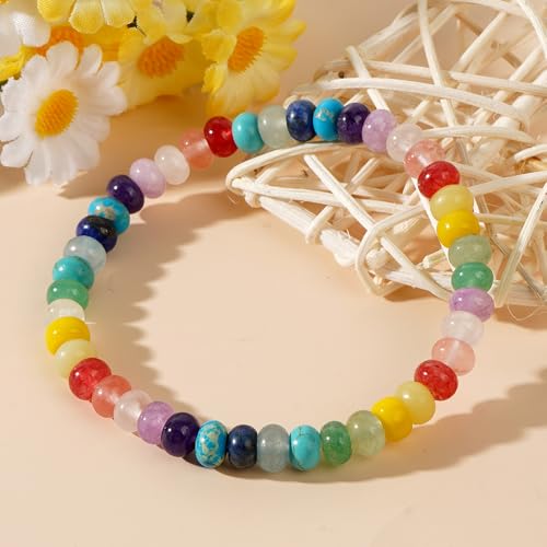 Crystal Cross Bracelet for Women and Men, Gift Jewelry Jewelry Gift | natural stone beads, crystal beads, cross design, inspirational style, birthday gift, bracelet jewelry for casual styling - color: colors-01