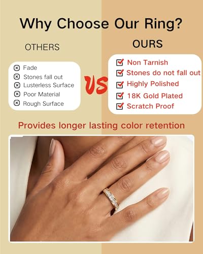 Minimalist & Romantic Single-Row Diamond Ring for Daily, Date & Wedding - color: Yellow Gold