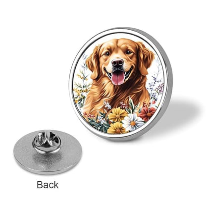 Gothic Raven Flowers Badge Pin Round Badge Metal Button Badges Brooch Lapel Pin for Men Women 1 Inch - color: style-1