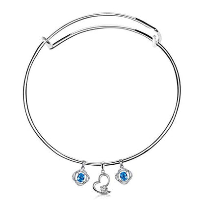 UPINS 60Pcs Silver Expandable Bangle Bracelets Adjustable Wire Bracelets | Stainless Steel Women Bracelets for DIY Jewelry Making Crafting Supplies for Beginners Experienced Jewelry Makers - color: Silver