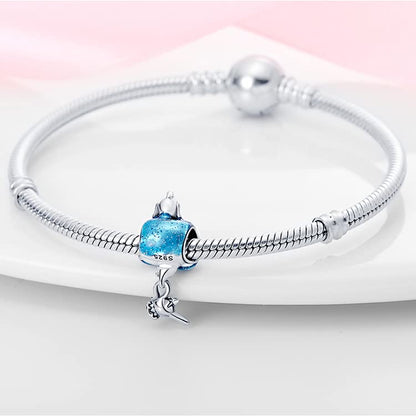 LIGHTDOG 925 Sterling Silver Charms for Bracelets Necklaces Dangle Pendants Beads Charms Fits Pandora Charms Bracelets Jewelry Holidays Gift for Women - style: Cartoon characters and teapots Charm