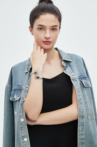 Chunky Bangle Bracelets for Women Cuff Bracelet Thick Gold Bangles Open Wide Arm Cuffs Bracelets Boho Jewelry - style: Cuff Bangle Bracelets