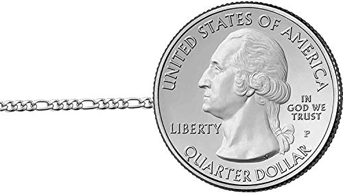 Savlano 925 Sterling Silver Solid Italian Figaro, Rope,Herringbone, Curb, Ball Bead, Snake, Mariner Chain Anklet for Women, Comes in 0.8mm - 5mm With Gift Box - style: Figaro 2mm