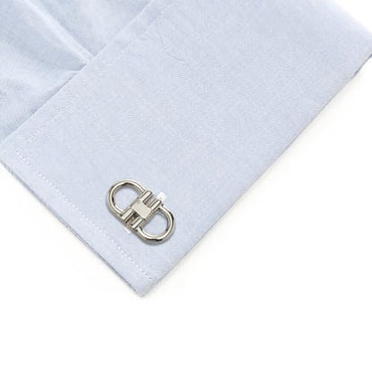 LeCalla 925 Sterling Silver Men's Cufflink | Silver Cufflinks For Men Jewelry | 14K Gold-Plated Cufflinks Business Wedding Shirt Accessories Gift for Son, Father, Husband - style: Rhodium Plated Horse Bit