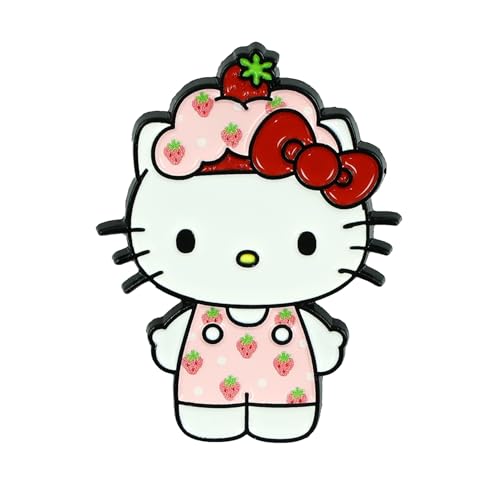 Hello Kitty X Strawberry Shortcake Enamel Lapel Pin 2-Pack Set