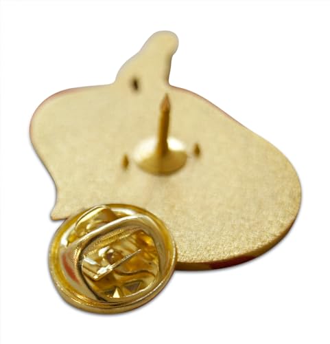 Novel Merk Fruit Lemon, Strawberry, or Orange Appreciation Lapel Pin, Hat Pin & Tie Tack Set with Clutch Back - style: 3-Pear