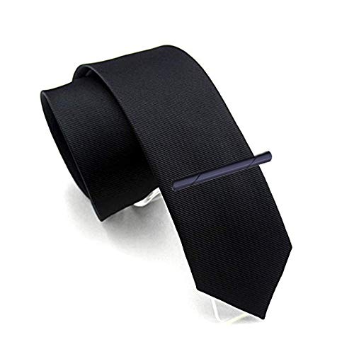 Tie Clips for men Tie Bar Clip Set for Regular Ties Necktie Wedding Business Tie Pin Clips - color: 6 Colors