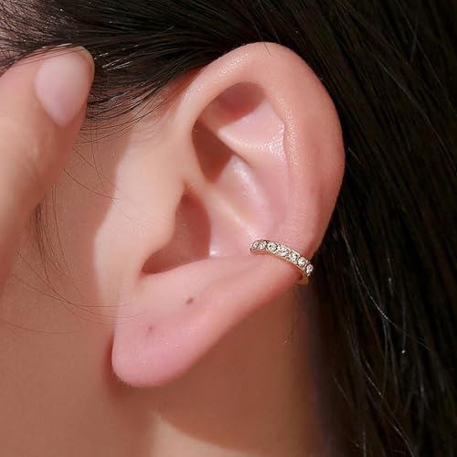 Ear Cuffs Non Piercing Ear Cuff Earrings for Women Gifts Trendy Stuff Clip on Cartilage Earrings Stacks Fake Earrings Jewelry Gifts - color: A7:Cuff-S